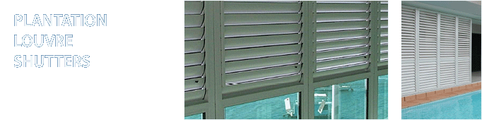 plantation louvre shutters